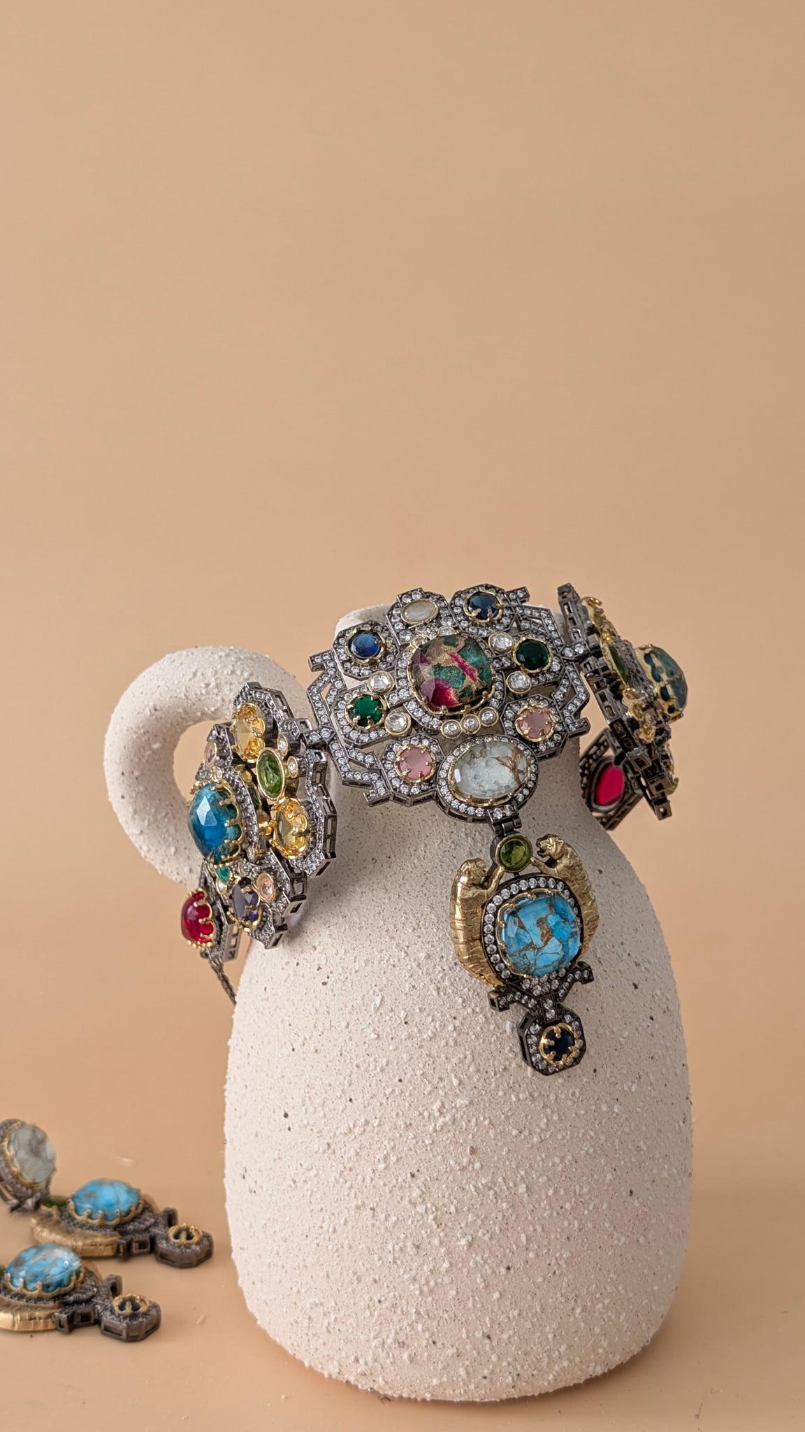 Imperial Bengal American Diamond Choker Set - Outbox House